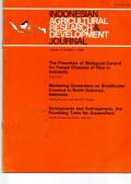 INDONESIAN AGRICULTURAL RESEARCH & DEVELOPMENT JOURNAL