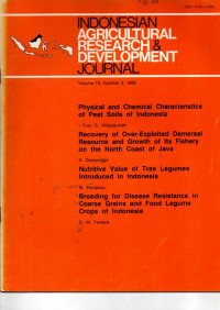 INDONESIAN AGRICULTURAL RESEARCH & DEVELOPMENT JOURNAL