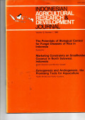 INDONESIAN AGRICULTURAL RESEARCH & DEVELOPMENT JOURNAL