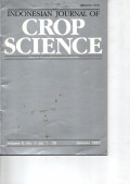 INDONESIAN JOURNAL OF CROP SCIENCE