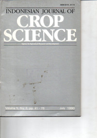 INDONESIAN JOURNAL OF CROP SCIENCE