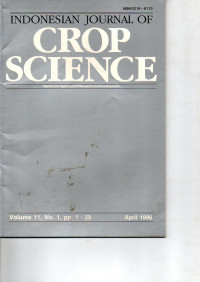 INDONESIAN JAOURNAL OF CROP SCIENCE