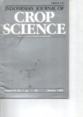 INDONESIAN JOURNAL OF CROP SCIENCE