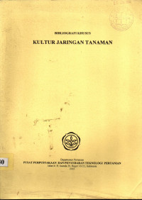 BIBLIOGRAFI KULTUR JARINGAN TANAMAN