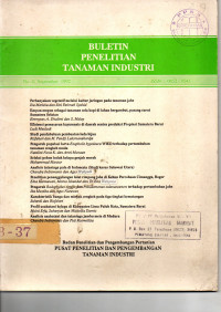 BULETIN PENELITIAN TANAMAN INDUSTRI