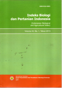 INDEKS BIOLOGI DAN PERTANIAN INDONESIA