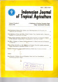 INDONESIAN JOURNAL OF TROPICAL AGRICULTURE