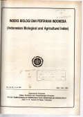 INDEKS BIOLOGI DAN PERTANIAN INDONESIA ( INDONESIA BIOLOGICAL AND AGRICULTURAL INDEX)