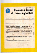 INDONESIAN JOURNAL OF TROPICAL AGRICULTURE