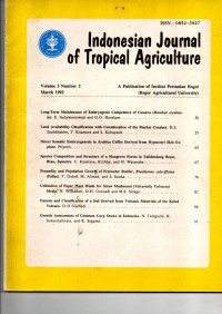 INDONESIAN JOURNAL OF TROPICAL AGRICULTURE