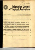 INDONESIAN JOURNAL OF TROPICAL AGRICULTURAL