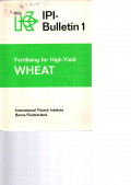 IPI-BULLETIN 1. FERTILISING FOR HIGH YIELD WHEAT