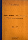 LAPORAN PERISTIWA MASALAH UMUM (LPMU)/GENERAL AFFAIRS REPORT (GAR)