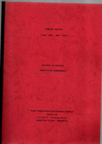 ANNUAL REPORT (MAY 1989-MAY 1990)