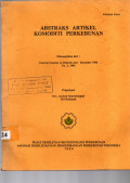 ABSTRAK ARTIKEL KOMODITI PERKEBUNAN JULI-DES. (2), 1994