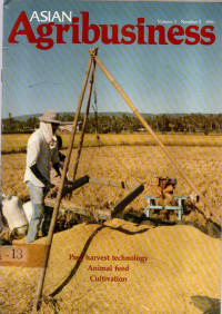 ASIAN AGRIBUSINESS VOL. 3 (3), 1986