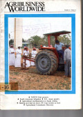 AGRIBUSINESS WORLDWIDE. VOLUME 9 NOMOR 6 (JULY/AUGUST 1987)