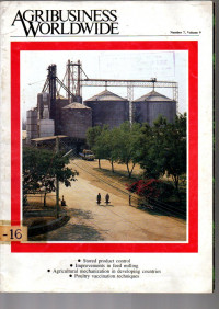 AGRIBUSINESS WORLDWIDE. VOLUME 9 NOMOR 7 (SEPTEMBER 1987)