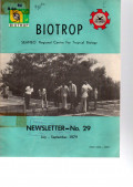 BIOTROP. SEAMEO REGIONAL CENTER FOR TROPICAL BIOLOGY. JULY - SEPTEMBER 1979 NO. 29