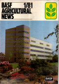 AGRICULTURAL NEWS FROM BASF 1/88