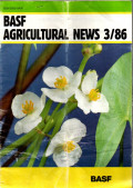 BASF AGRICULTURAL NEWS 3/86