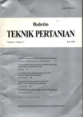 BULETIN TEKNIK PERTANIAN. VOL. 1 (2), JULI 1996