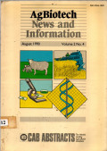 AGBIOTECH NEWS AND INFORMATION. VOL. 2 (4), AUGUST 1990