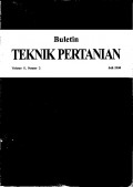 BULETIN TEKNIK PERTANIAN. VOL. 5 (2), JULI 2000