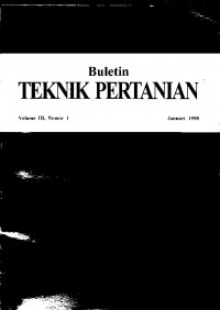 BULETIN TEKNIK PERTANIAN. VOL. III (1), JANUARI 1998