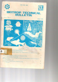 BIOTROP TECHNICAL BULLETIN VOL. 1 (2), AUGUST 1986