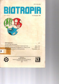 BIOTROPIA VOL. 1 (1), JULY-DECEMBER 1987