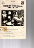 BIOTROP TECHNICAL BULLETIN VOL. 1 (1), JANUARY 1986