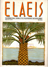 ELAEIS. THE INTERNATIONAL JOURNAL OF OIL PALM RESEARCH AND DEVELOPMENT. VOL. 1 (JUNE) 1989