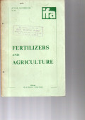 FERTILIZERS AND AGRICULTURE. DECEMBER 1986. NO. 93