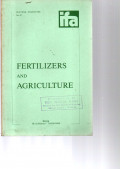 FERTILIZERS AND AGRICULTURE. MARCH 1988. NO. 97