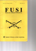 FUSI. MAJALAH ILMIAH FUNGSIONAL. VOL. 2 1/2 JANUARI/JULI 1993