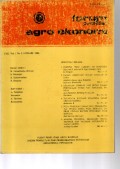FORUM PENELITIAN AGRO EKONOMI. VOL. 1 (2), JANUARI 1983