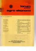 FORUM PENELITIAN AGRO EKONOMI. VOL. 2 (2), DESEMBER 1983