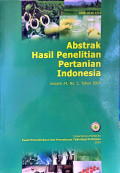 ABSTRAK HASIL PENELITIAN PERTANIAN INDONESIA. VOL. 24(2), 2007