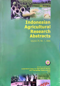 INDONESIAN AGRICULTURAL RESEARCH ABSTRACTS. VOL. 25(1), 2008