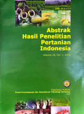 ABSTRAK HASIL PENELITIAN PERTANIAN INDONESIA. VOL. 26(1), 2009