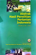 ABSTRAK HASIL PENELITIAN PERTANIAN INDONESIA. VOL. 27(1), 2010