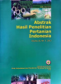 ABSTRAK HASIL PENELITIAN PERTANIAN INDONESIA. VOL. 30(2), 2013