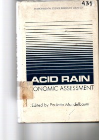 Image of ACID RAIN ECONOMIC ASSESMENT